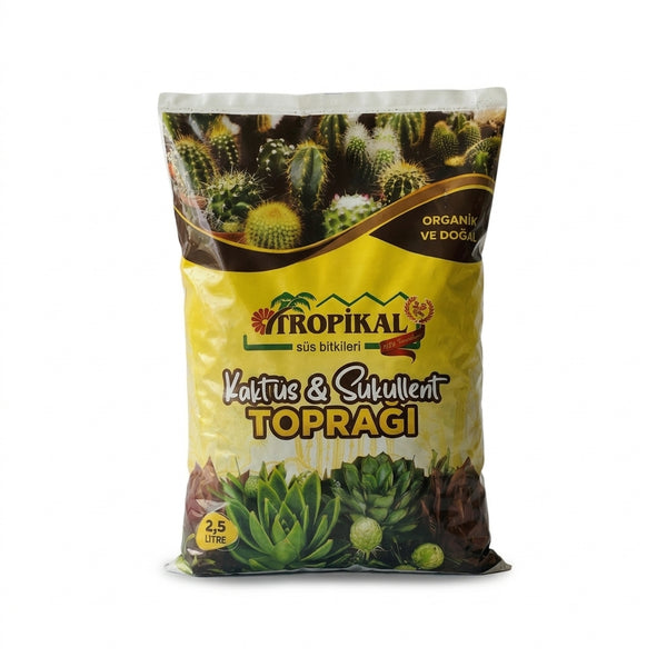 Kaktüs ve Sukulent Toprağı Özel Toprak Karışımı