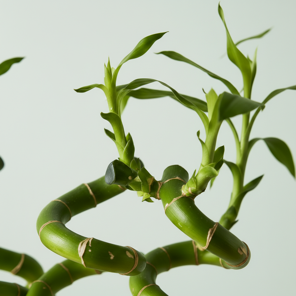 Şans Bambusu 6’lı Fil Vazo | Lucky Bamboo Dekoratif Masaüstü Bitki