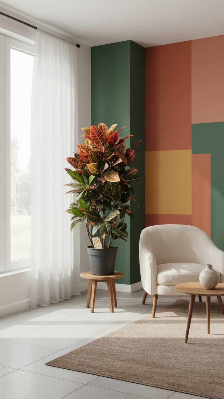 Codiaeum Variegatum – Kroton Bitkisi | Renkli Yapraklı