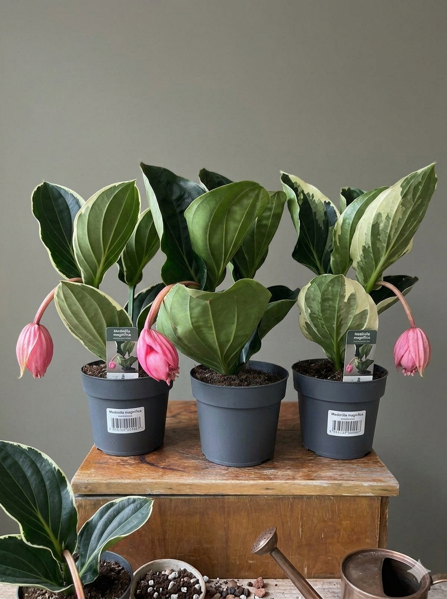 Medinilla Magnifica (Medinella)- Egzotik Pembe Çiçekli İç Mekan Bitkisi