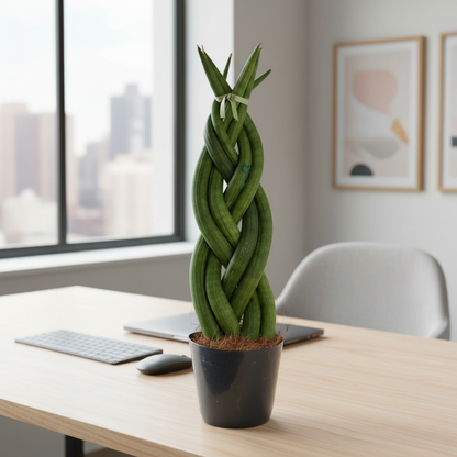 Örgülü Paşa Kılıcı  Sansevieria Cylindrica | Bakımı Kolay İç Mekan Bitkisi