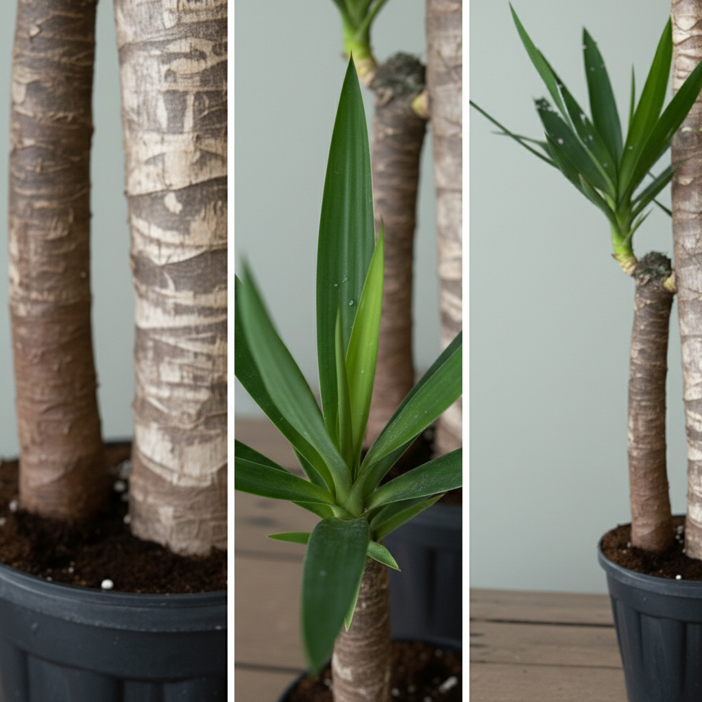Yucca 2 Gövdeli 110 120 cm Yuka 2 Kollu