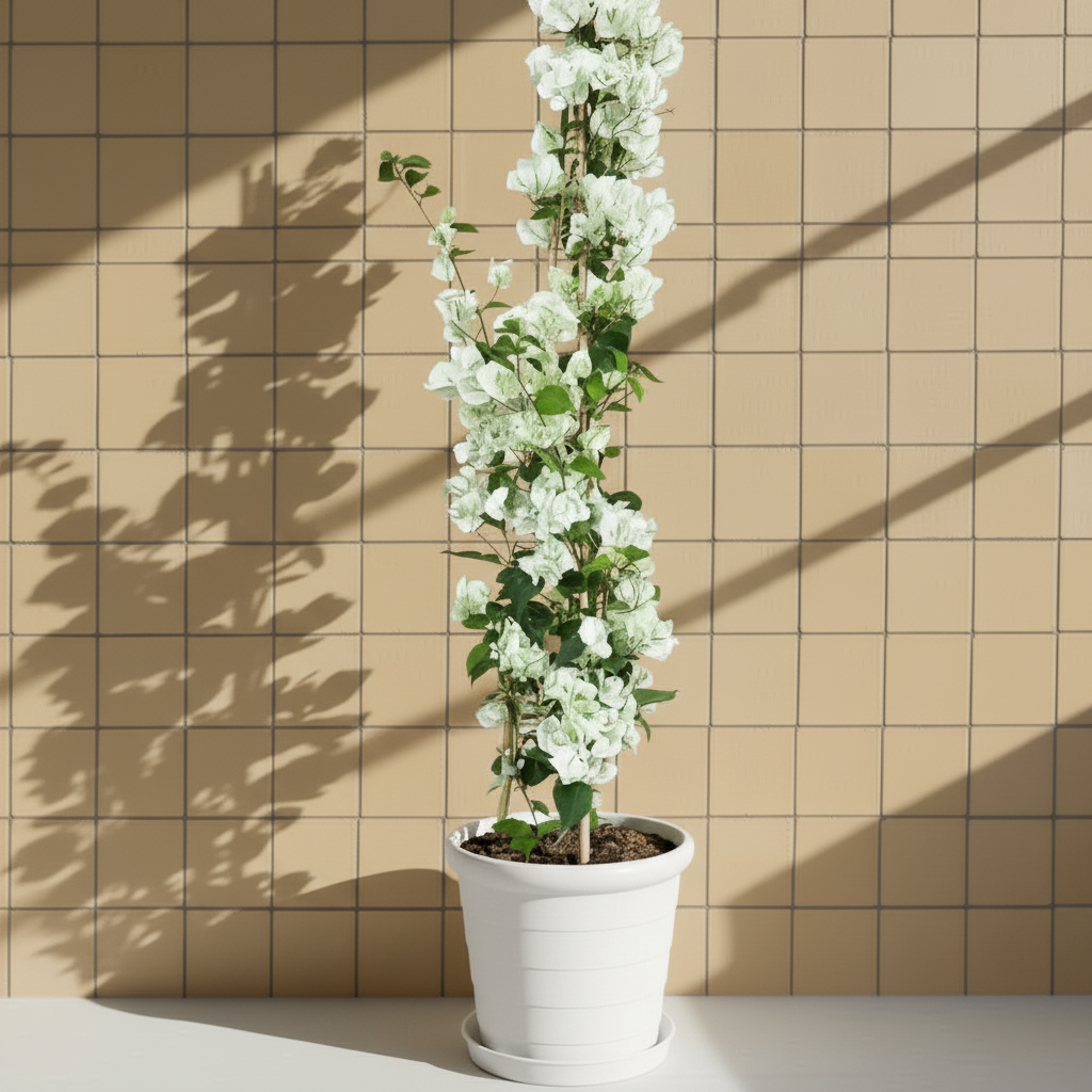 Balkon Seti Yasemin 100-120 cm Lavanta Begonvil Masa Boy | Çiçekli Balkon Bitki Seti