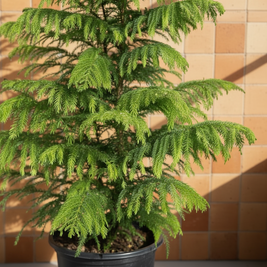 Salon Çamı Arokarya XXL Çok Köklü (Araucaria Heterophylla) | Büyük Boy Dekoratif Salon Bitkisi