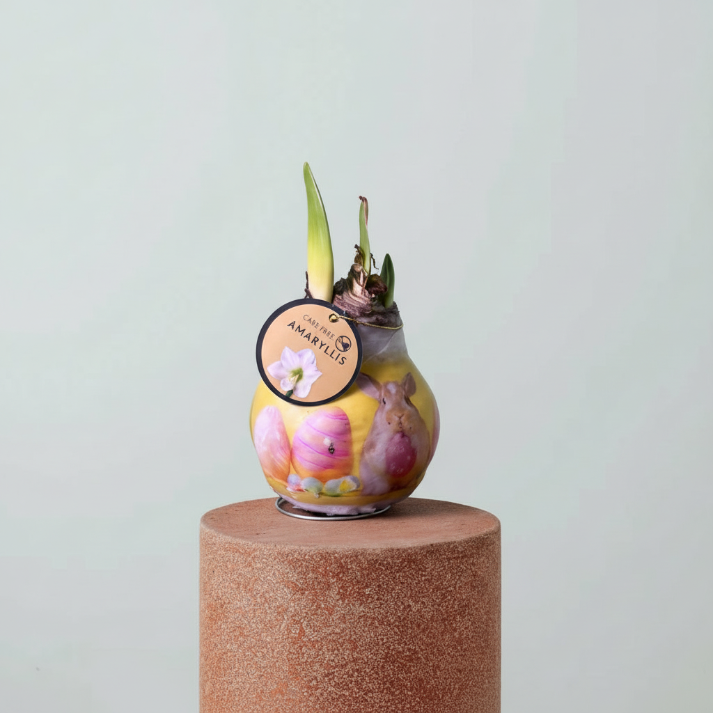 Amaryllis Mum Kaplama Tasarım Dekoratif Çiçek Sulama Gerektirmeyen Koleksiyonluk Bitki