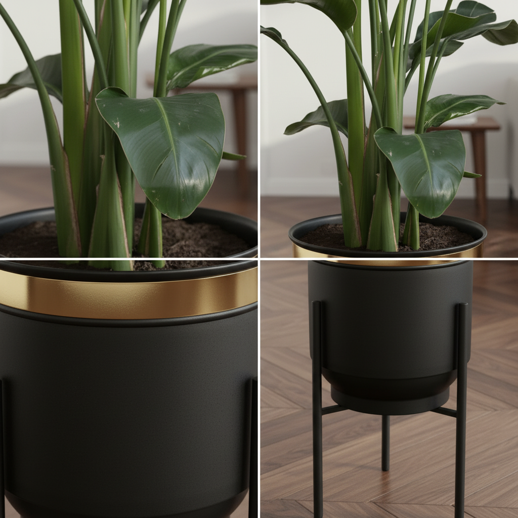 Starliçe – Üç Köklü Büyük Boy 180–200 cm  Cennet Kuşu Çiçeği