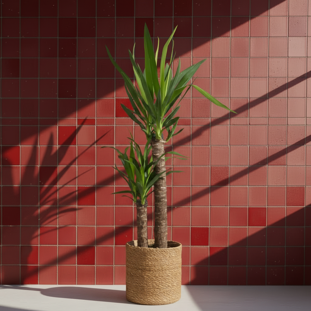 Yucca 2 Gövdeli Yucca Massengena Ruby 100-110 cm