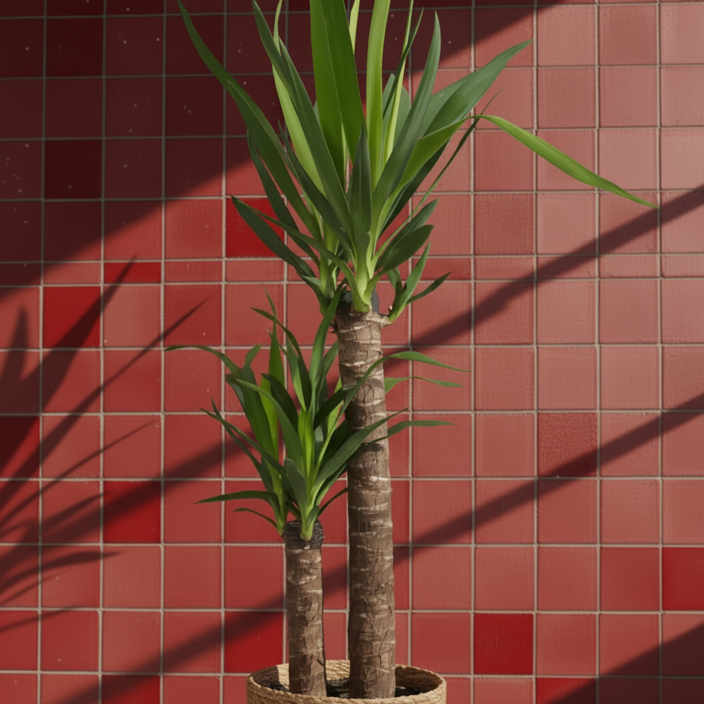 Yucca 2 Gövdeli Yucca Massengena Ruby 100-110 cm