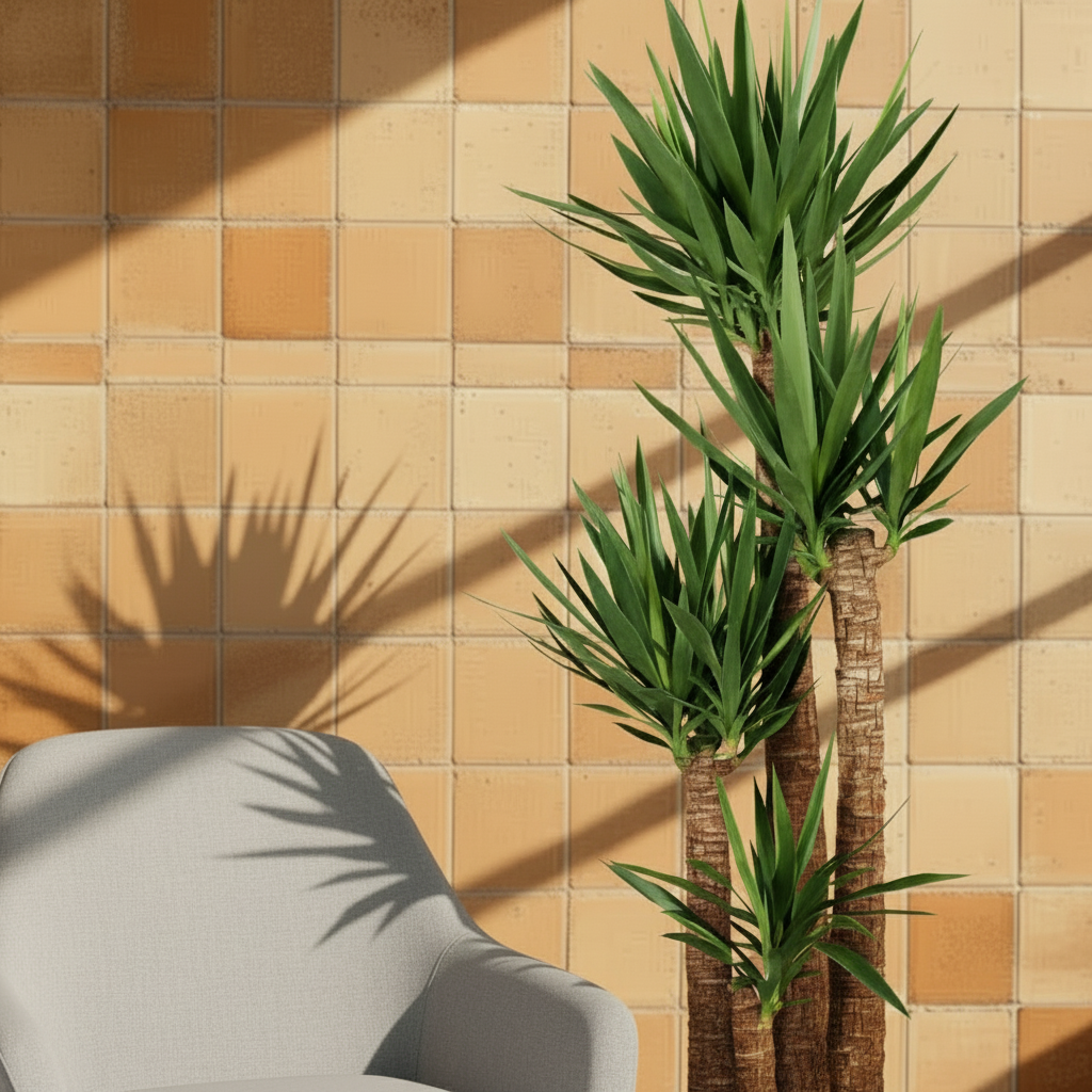 Yucca Dört Kollu 170-180 cm Yuka Büyük Boy Salon Bitkisi